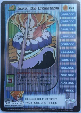 159 Goku, the Unbeatable Lv4 Misprinted Foiling