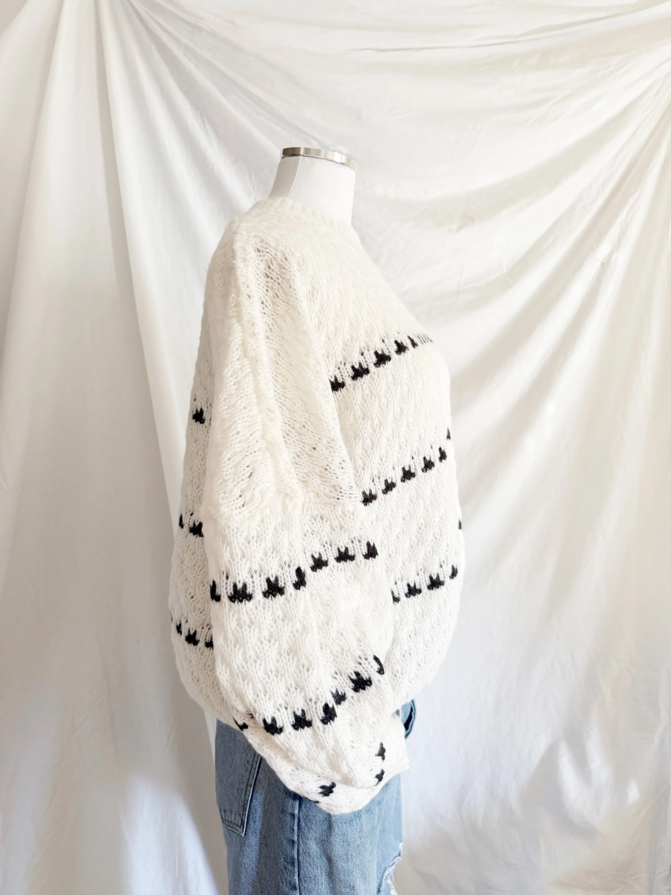 Abby Chunky Oversized Crew Sweater