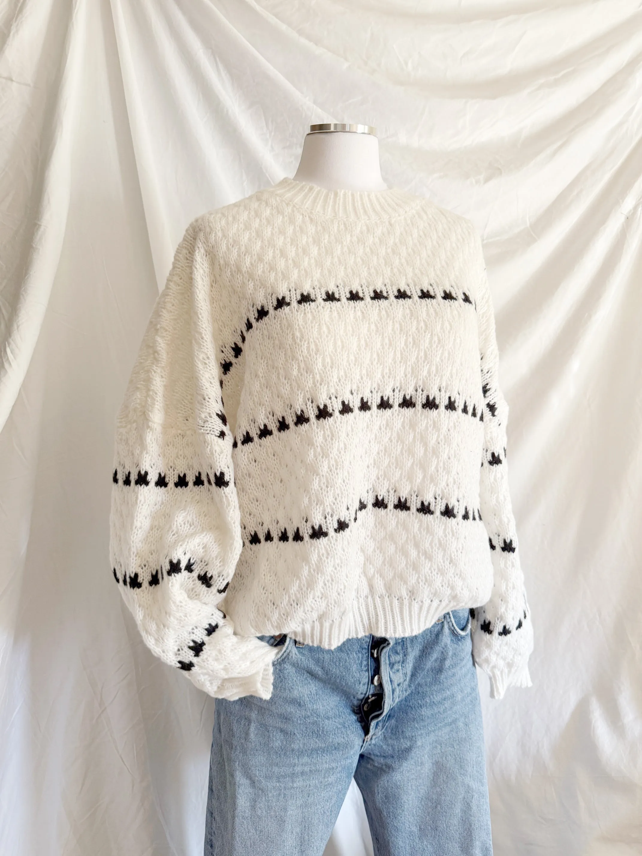 Abby Chunky Oversized Crew Sweater