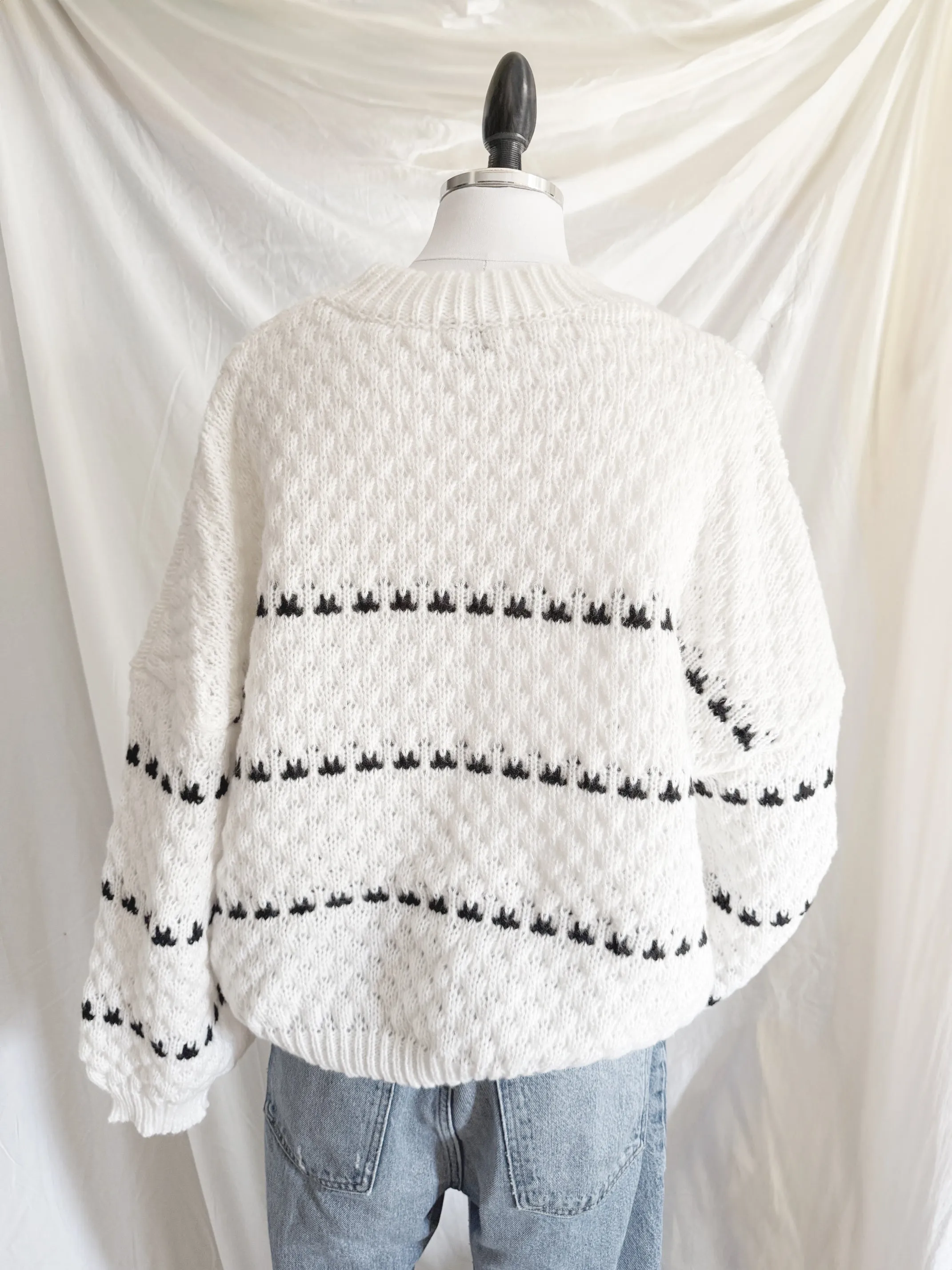Abby Chunky Oversized Crew Sweater