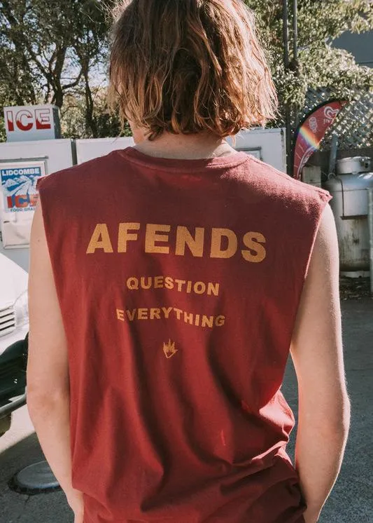 Afends Mens Cracked - Bandcut Tee