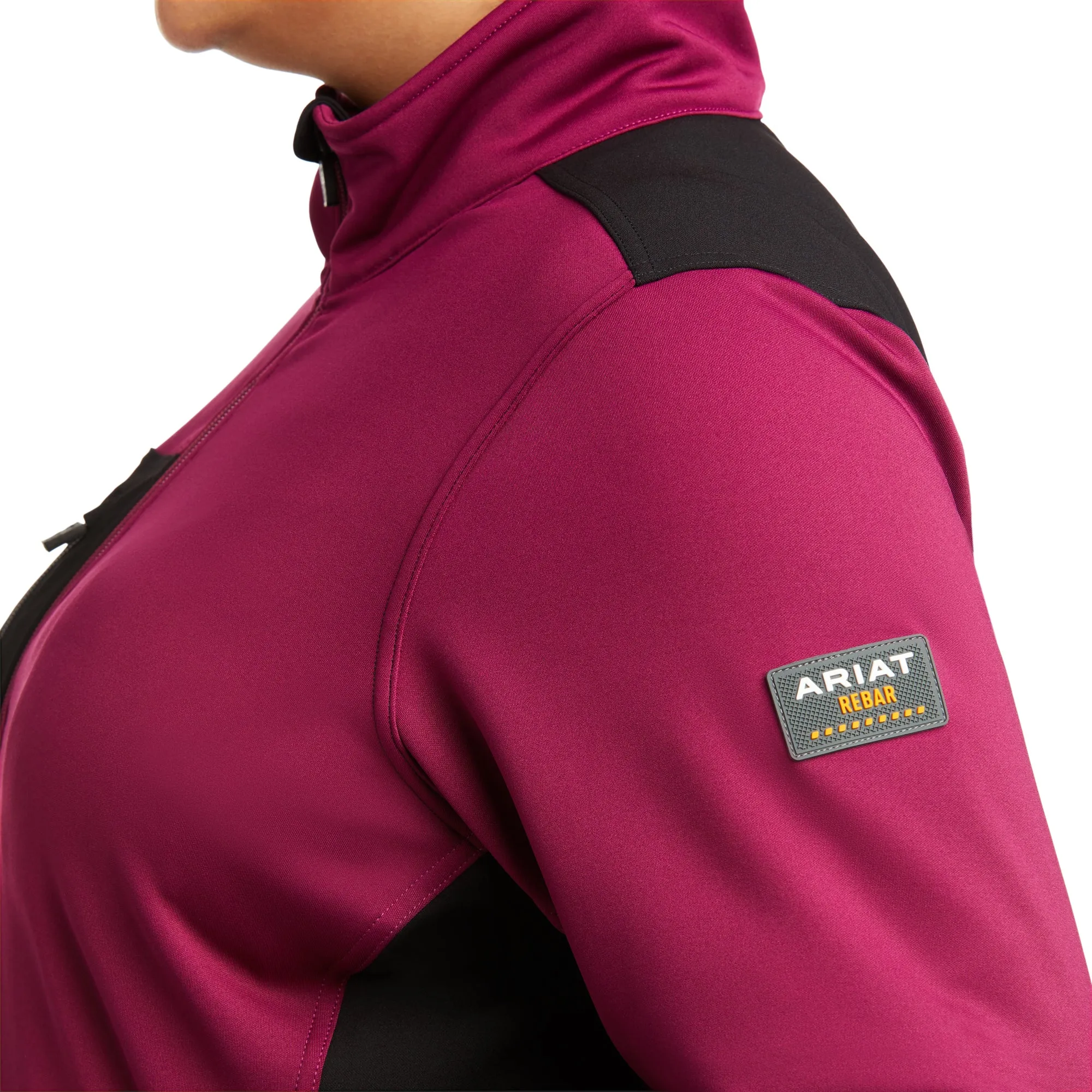 Ariat® Ladies Rebar Dri-Tek DuraStretch™ Purple Fleece Jacket 10037601