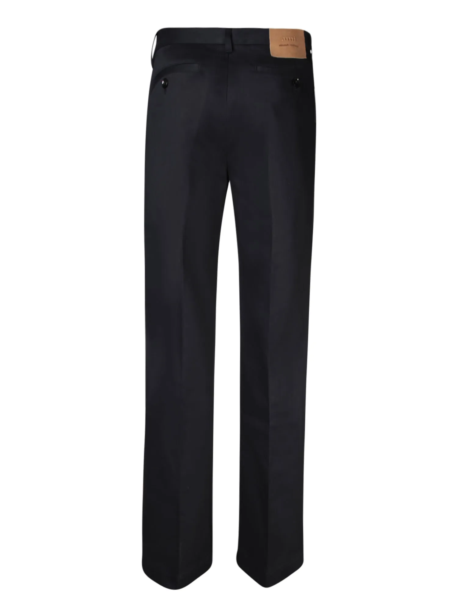 Blue Straight Chino Pants