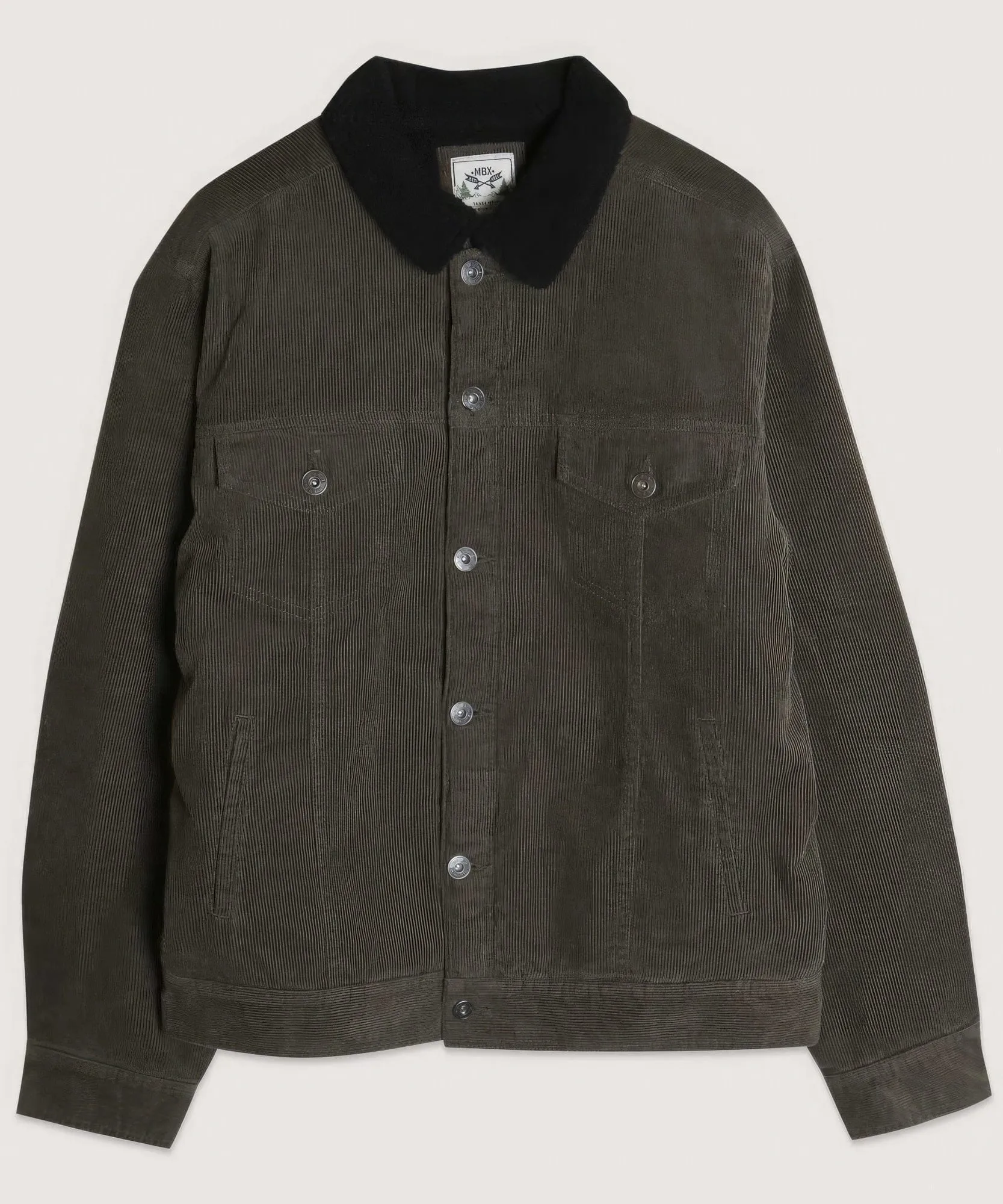 Casual Corduroy Lined Trucker Jacket: Classic Style with Modern Comfort