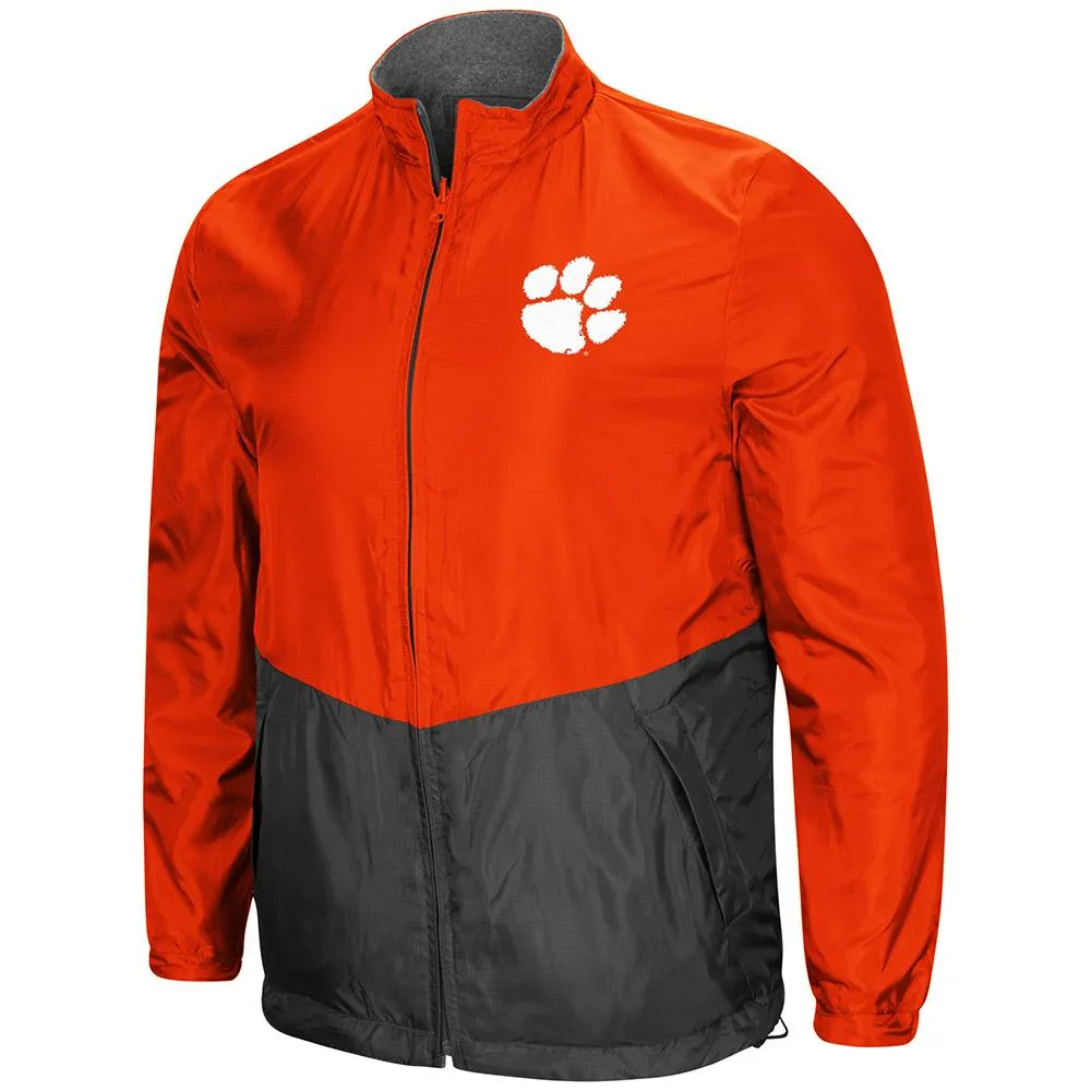 Clemson Tigers "Halfback" Reversible Polar Fleece/Rain Jacket