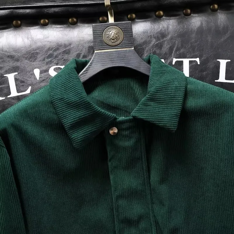 Corduroy casual jacket