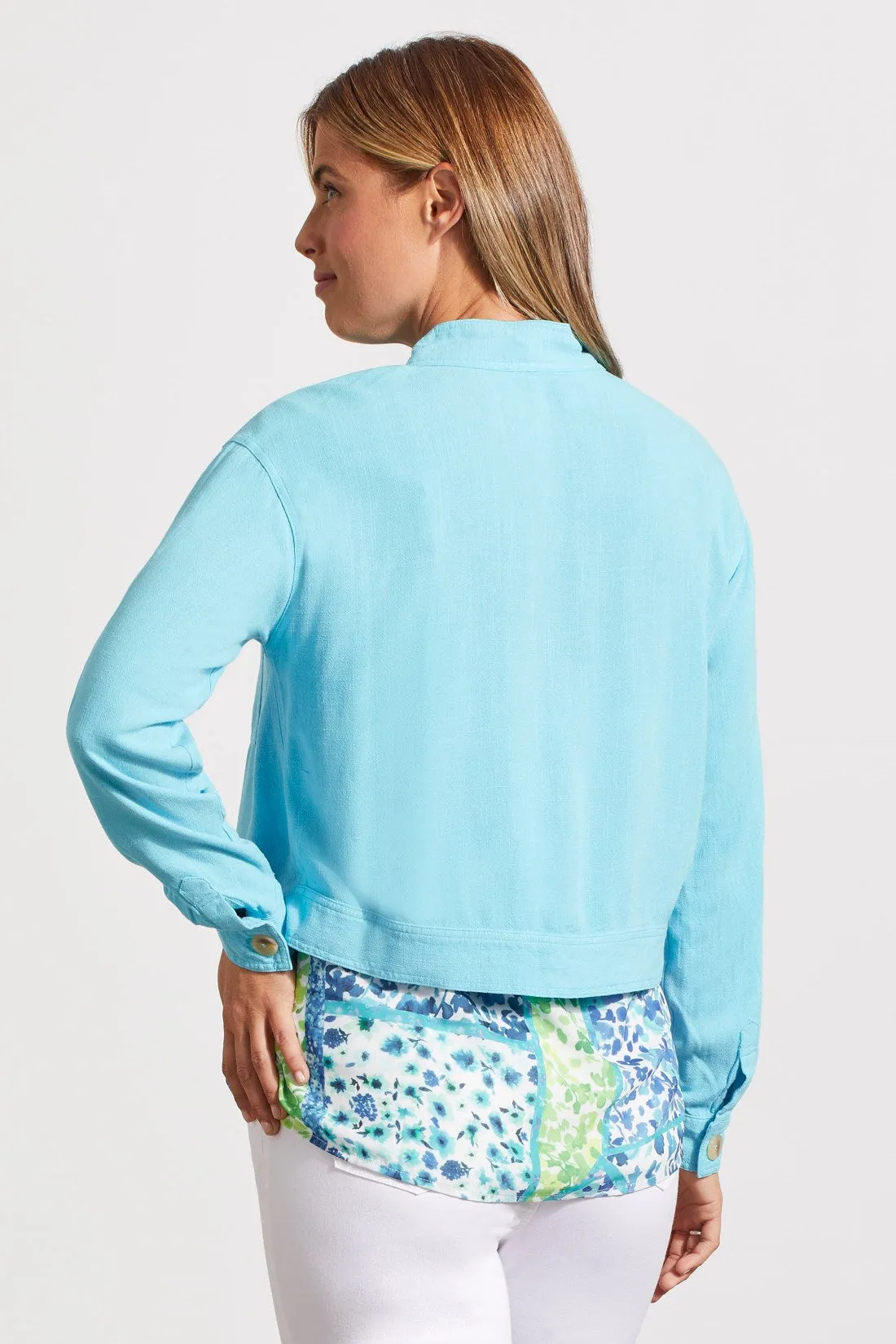 Crop Jacket w/ Pockets