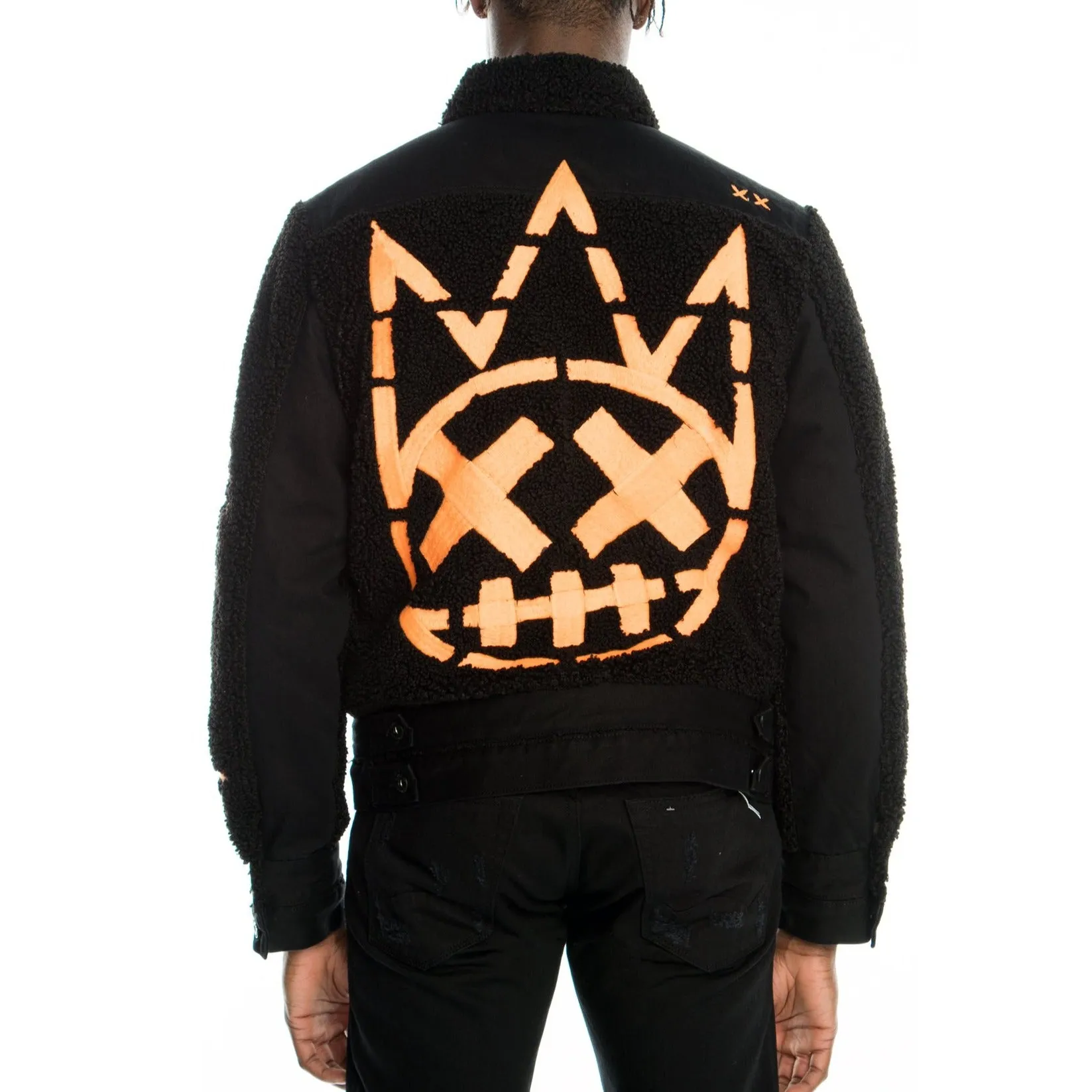 Cult of Individuality-Type II Denim Jacket In Sherp-Black-620B10-TT09I