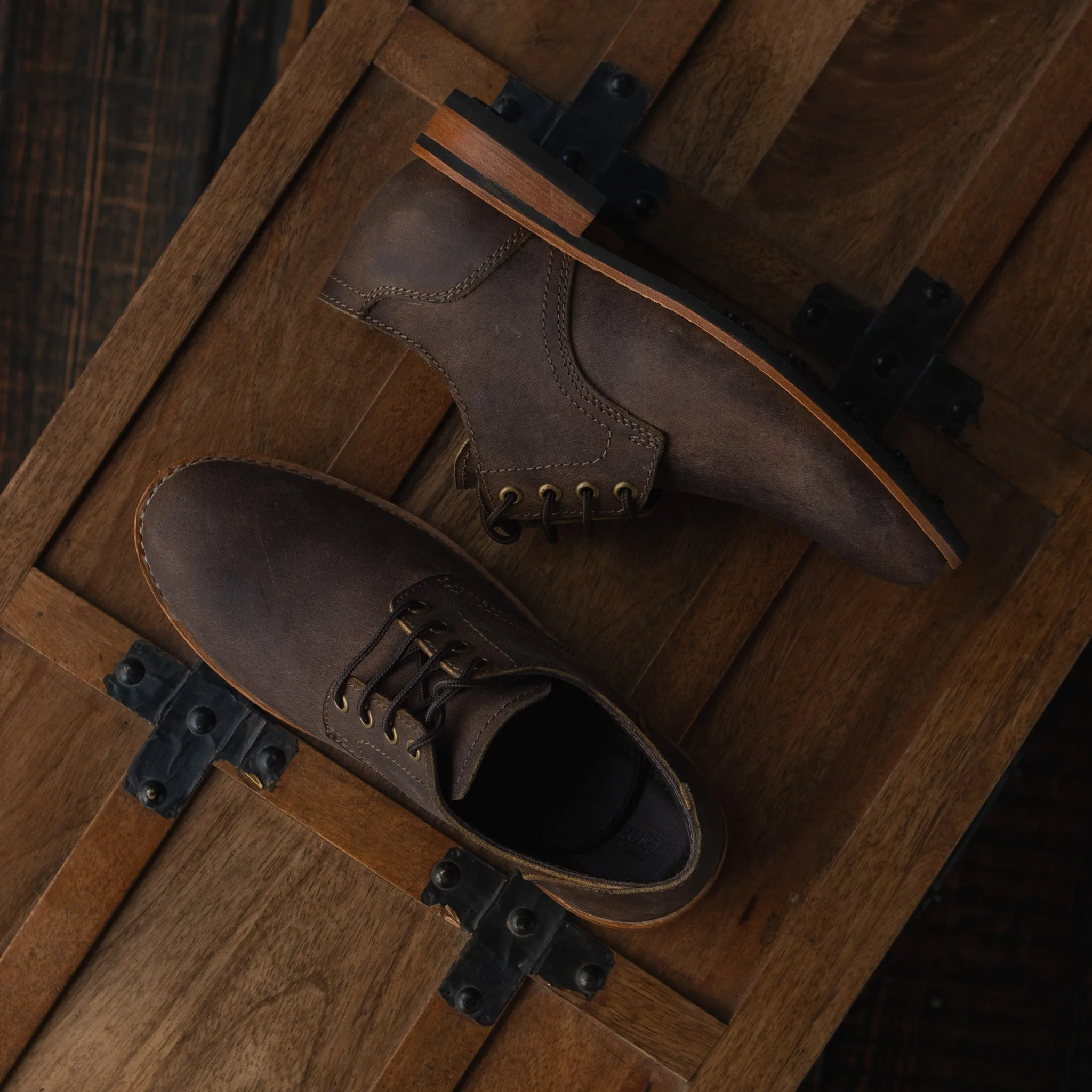 Dublin Shoes (Vintage Brown) Goodyear Welted