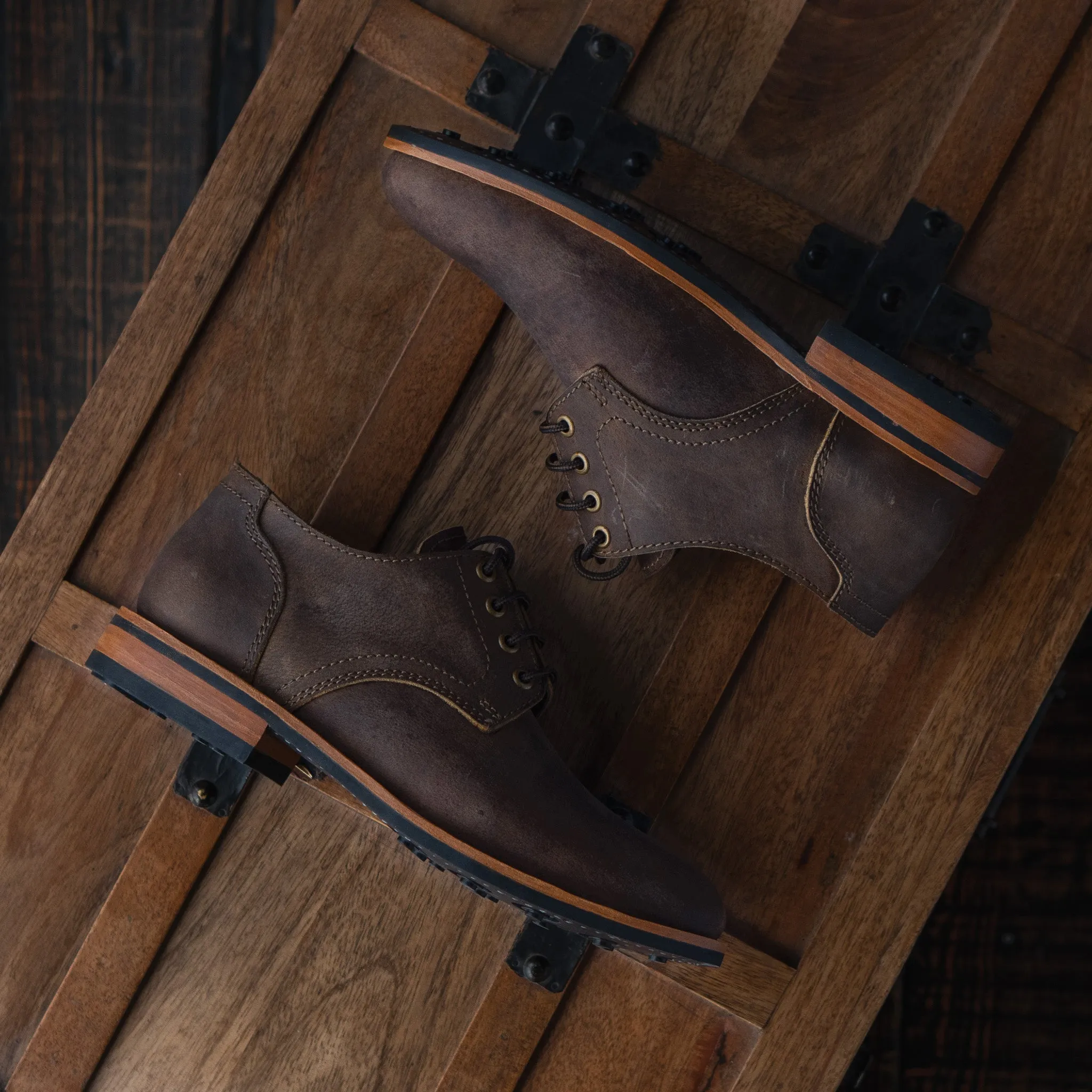 Dublin Shoes (Vintage Brown) Goodyear Welted