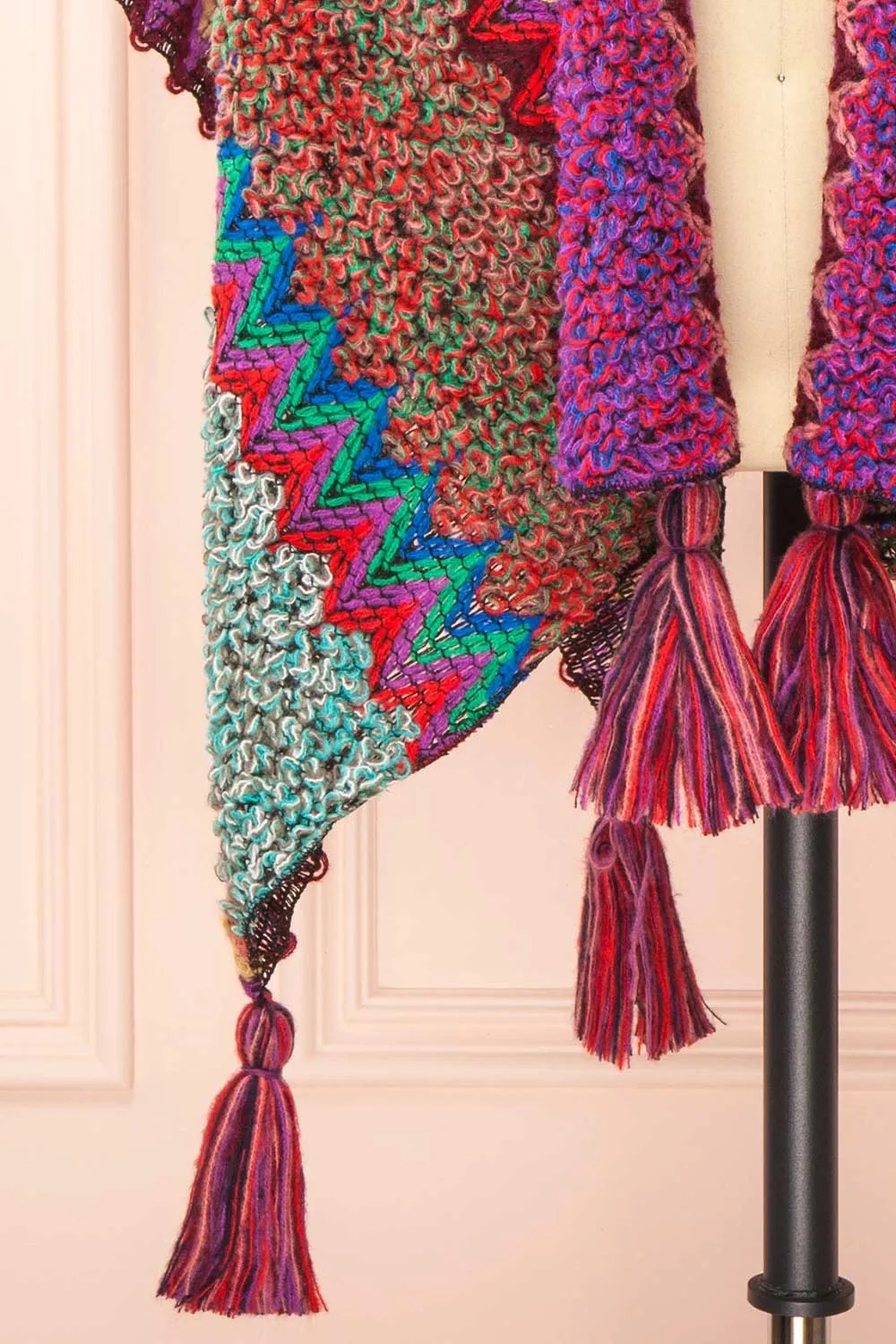 Eota | Multicoloured Poncho w/ Patterns
