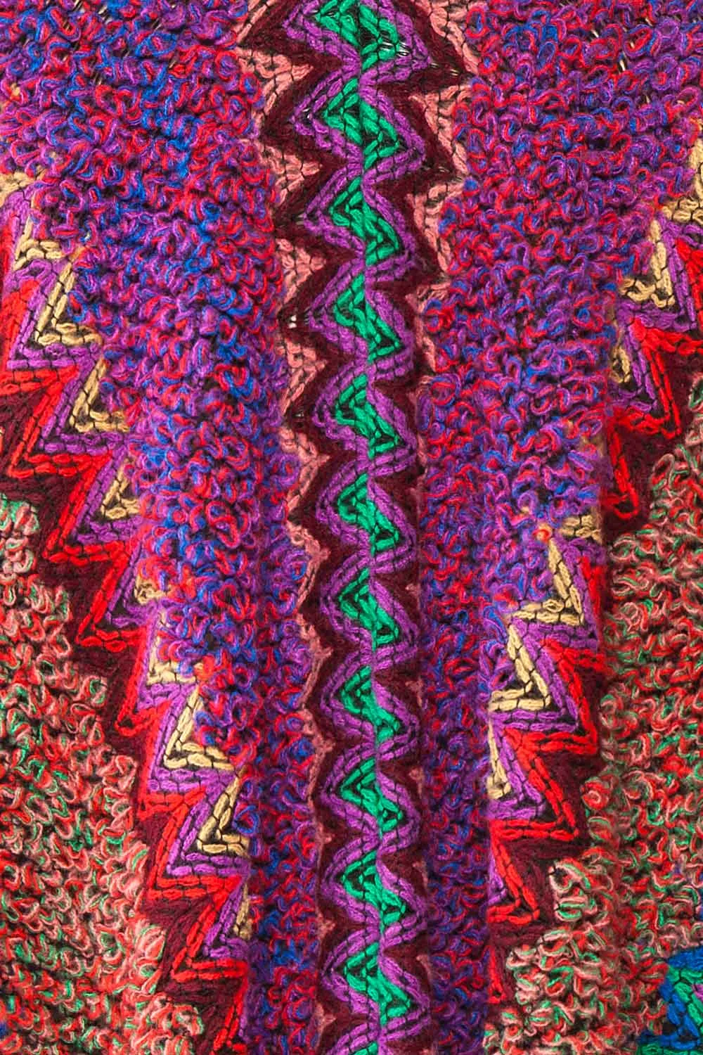 Eota | Multicoloured Poncho w/ Patterns