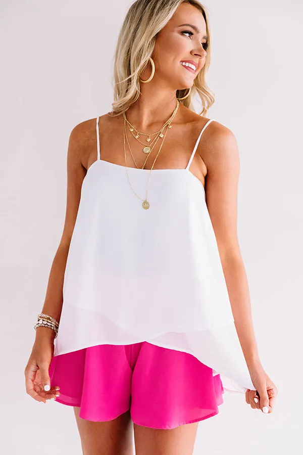 Forever Charming Tank In White