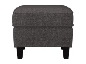 Grey Fabric Ottoman
