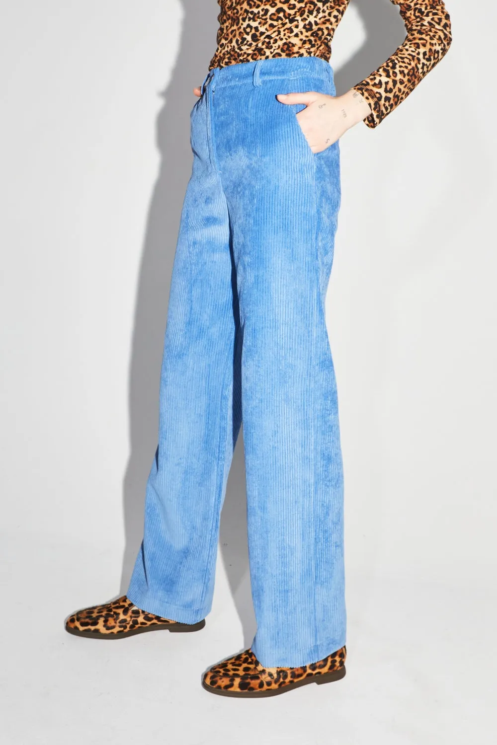 Imprevu Vintage Blue Trousers
