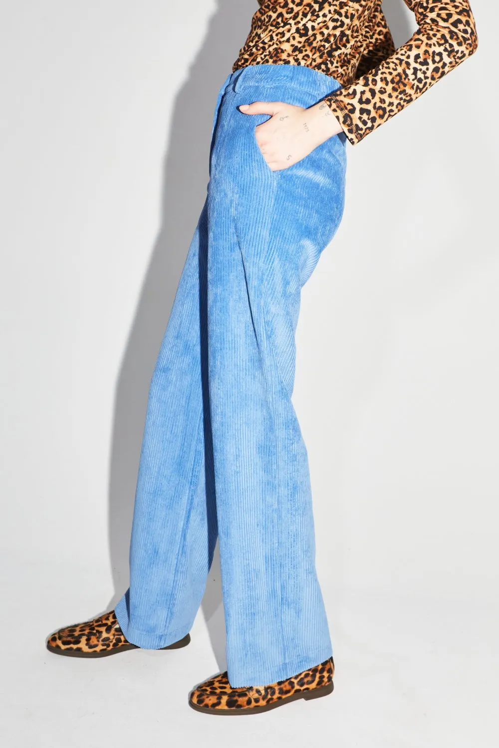 Imprevu Vintage Blue Trousers