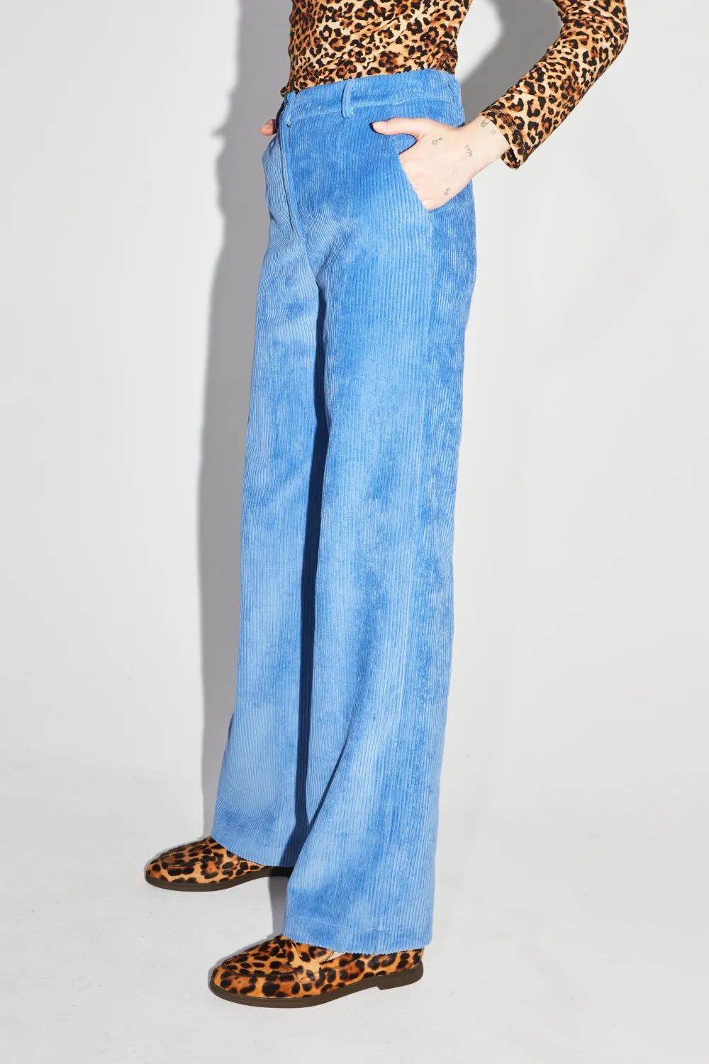 Imprevu Vintage Blue Trousers