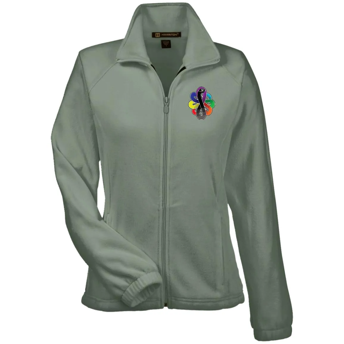 Infinity Snake of B-Mwelo(chakra) Women's Fleece Jacket