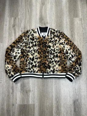 Jacket Faux Fur & Sherpa By Jack By Bb Dakota In Animal Print, Size: M