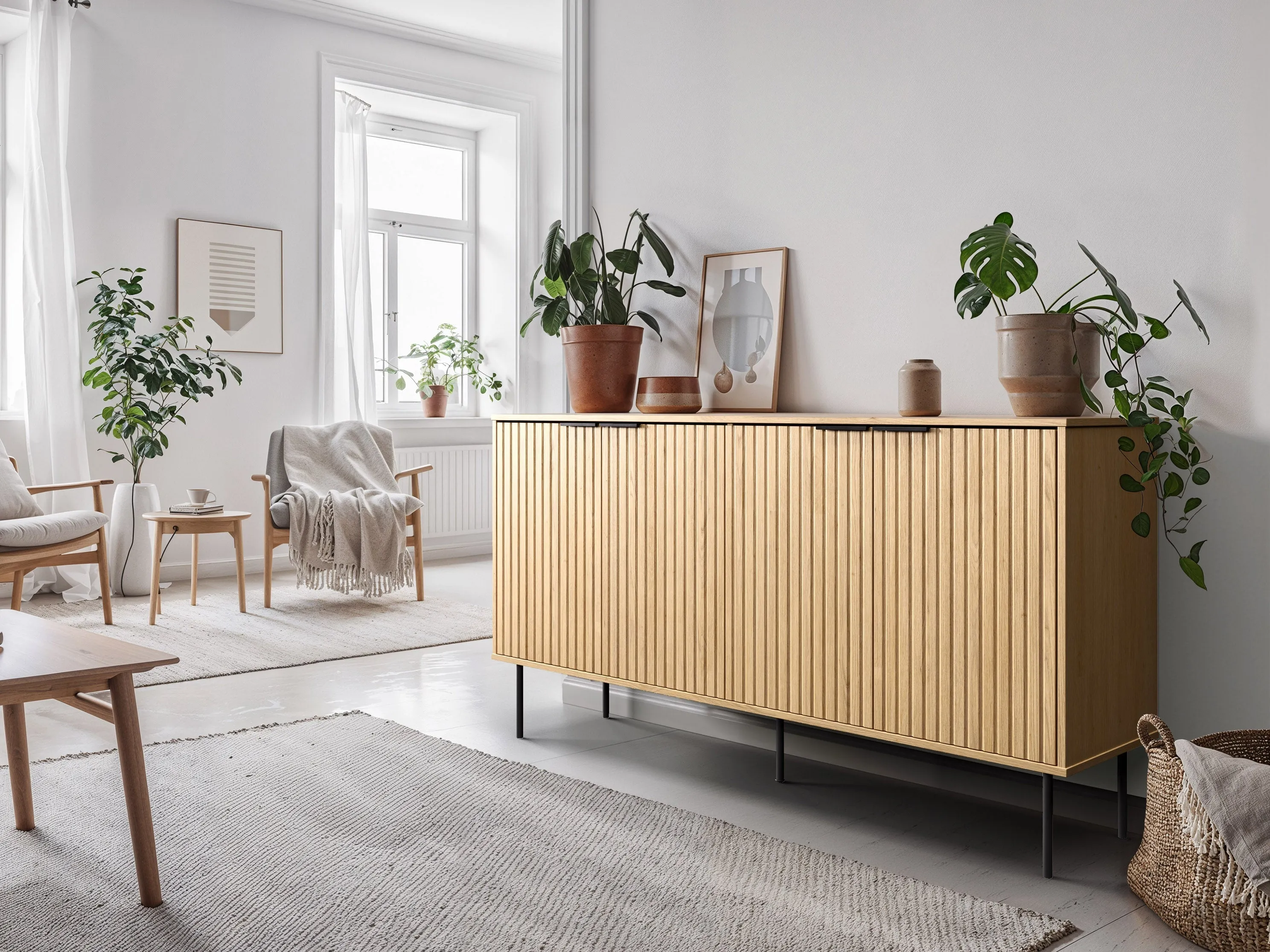 Light Wood Sideboard