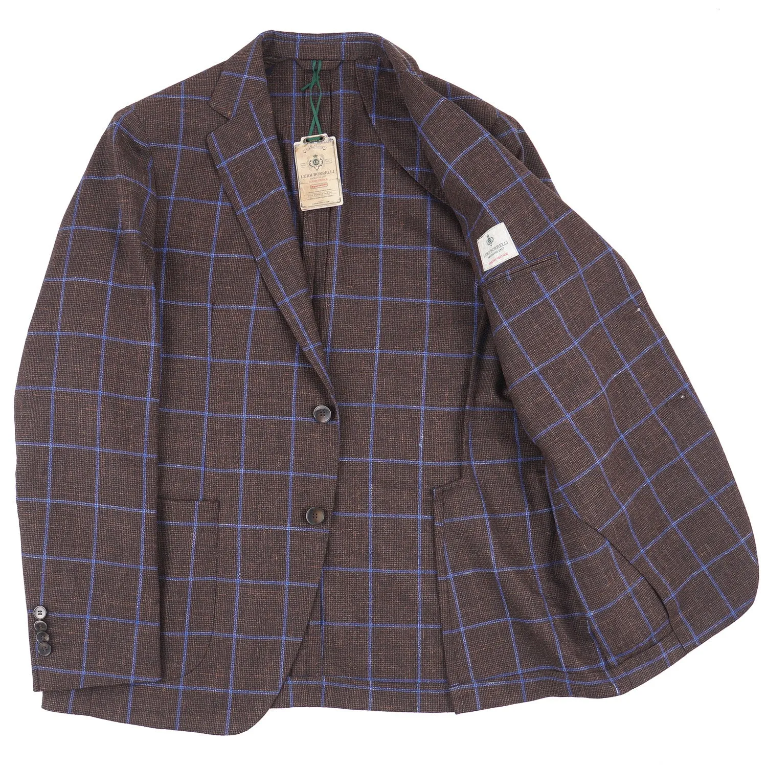 Luigi Borrelli Wool Silk and Linen Sport Coat