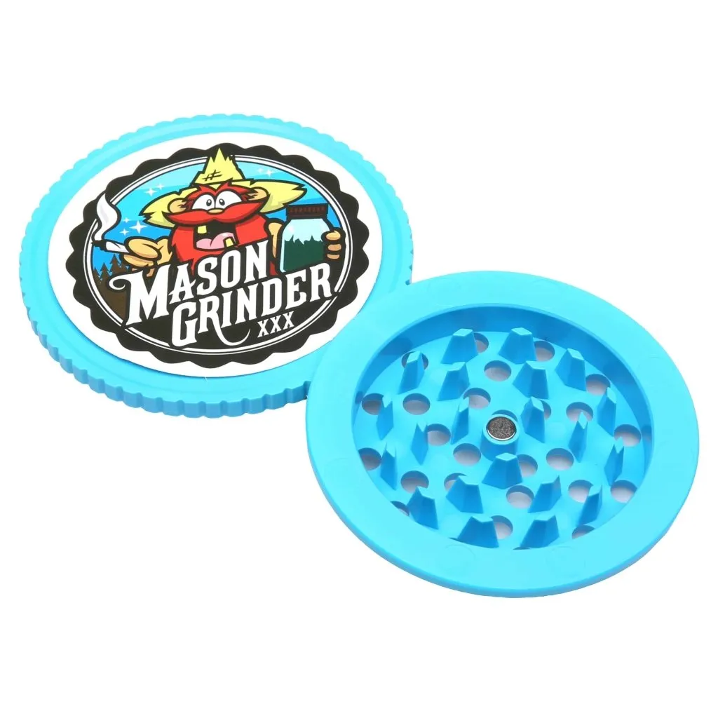 Mason Grinder Jar Top Herb Grinder