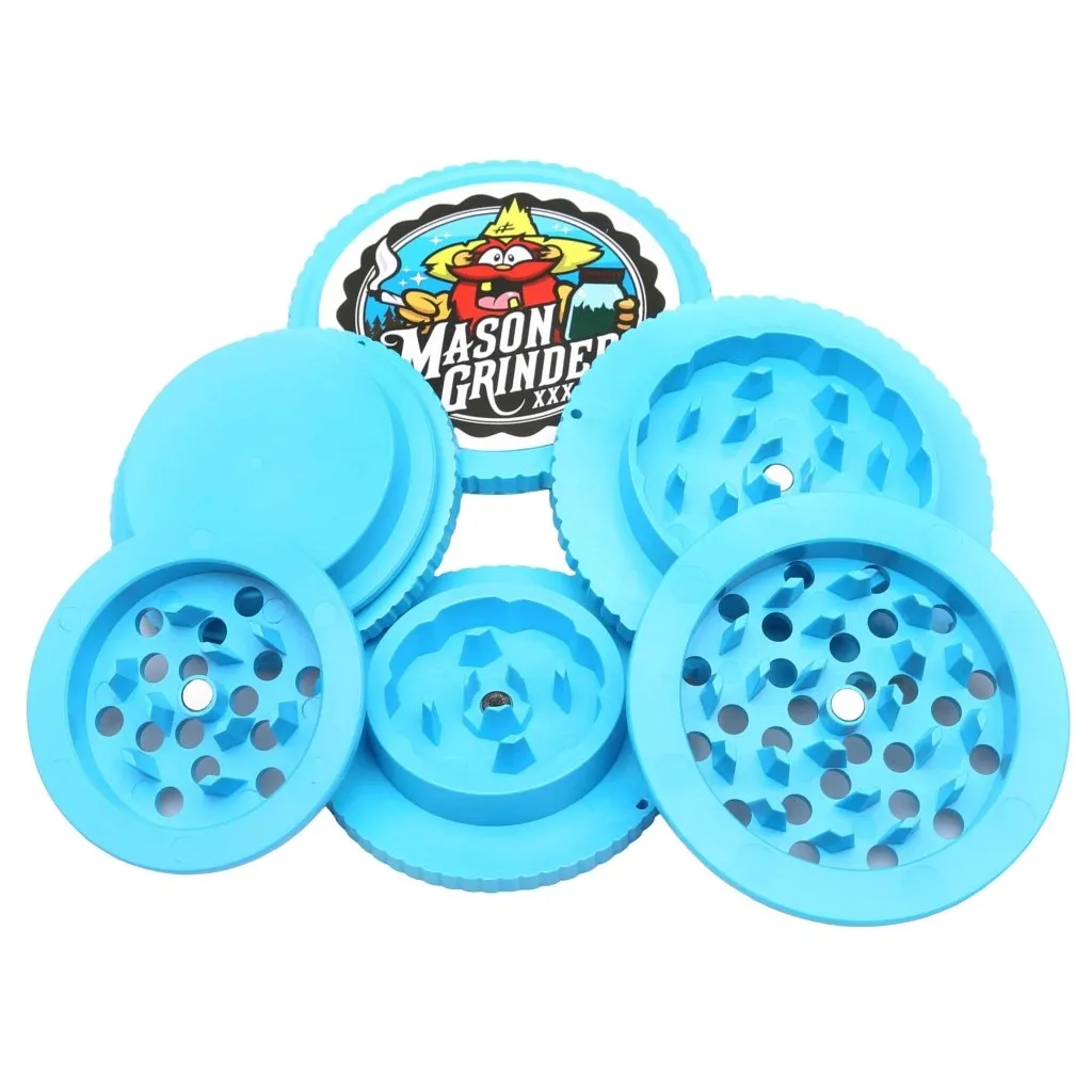 Mason Grinder Jar Top Herb Grinder