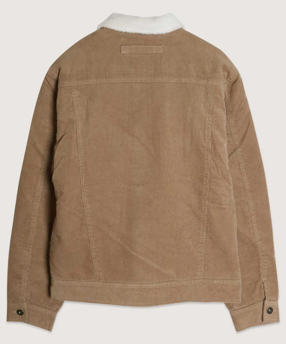 Men's Casual Brown Corduroy Lined Jacket