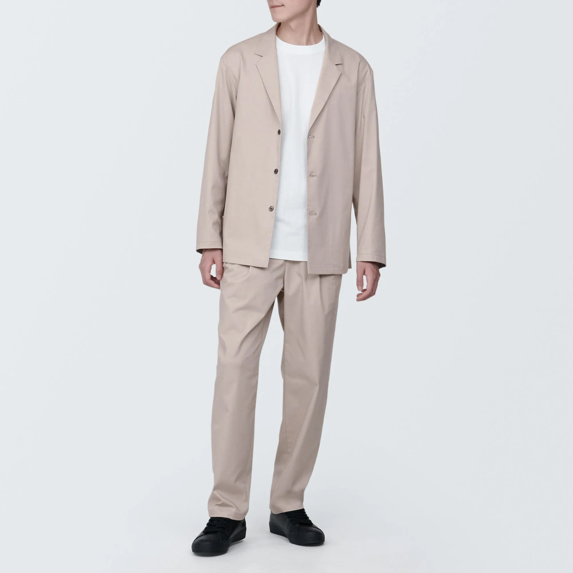 Men's Crease-Resistant Darted Wide Easy Pants