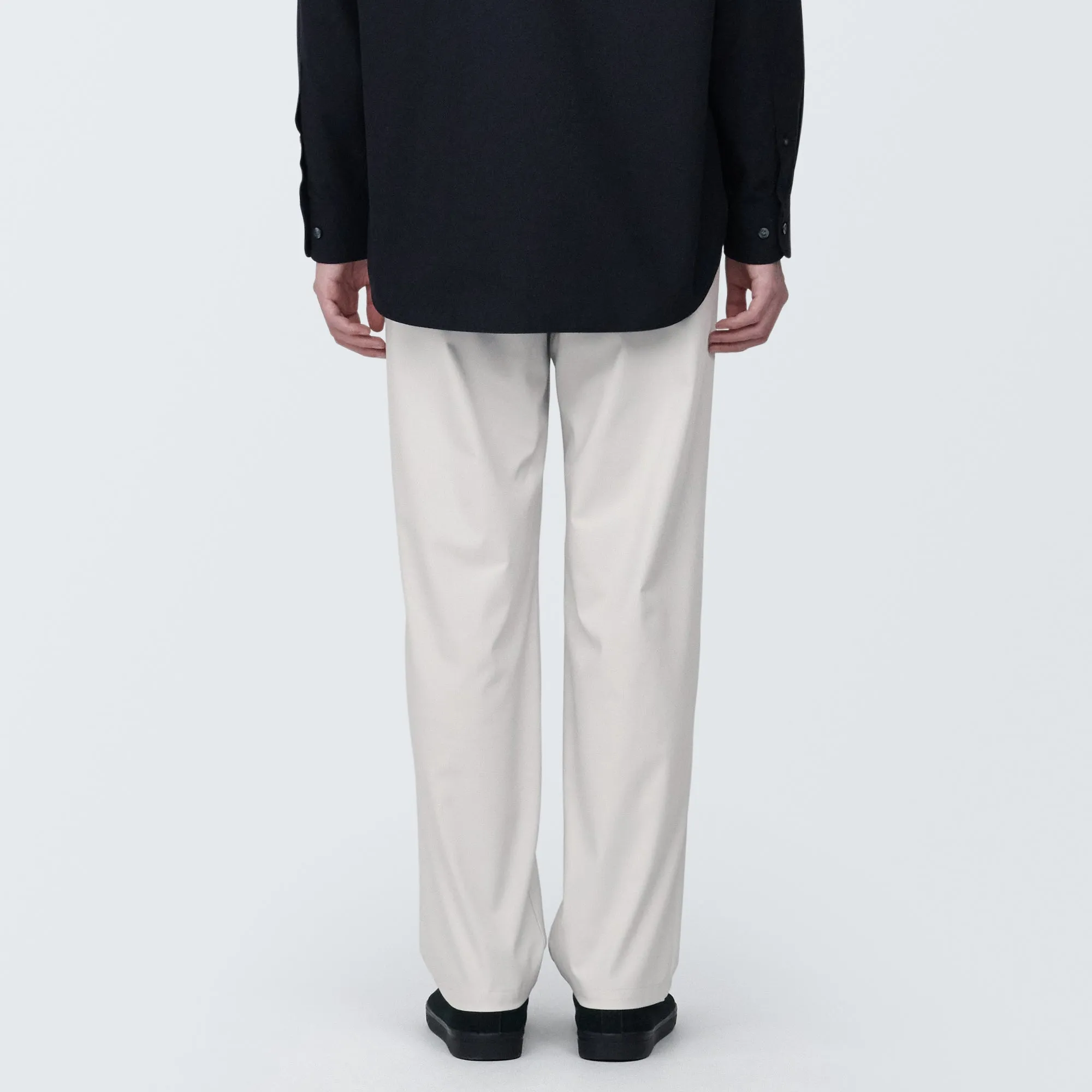 Men's Crease-Resistant Darted Wide Easy Pants