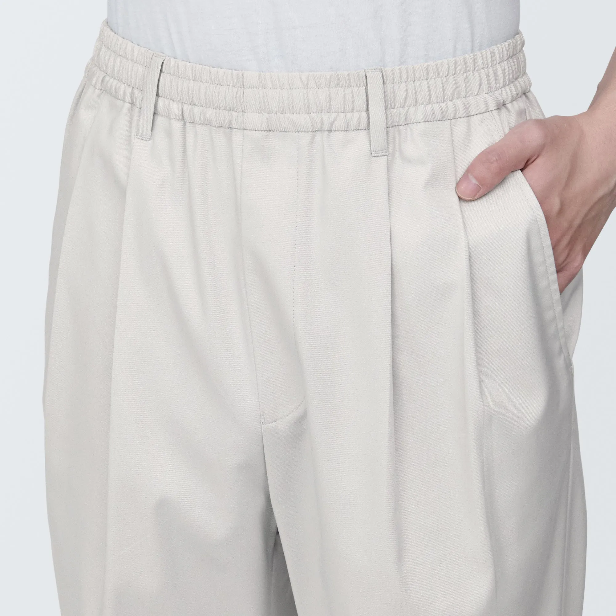 Men's Crease-Resistant Darted Wide Easy Pants