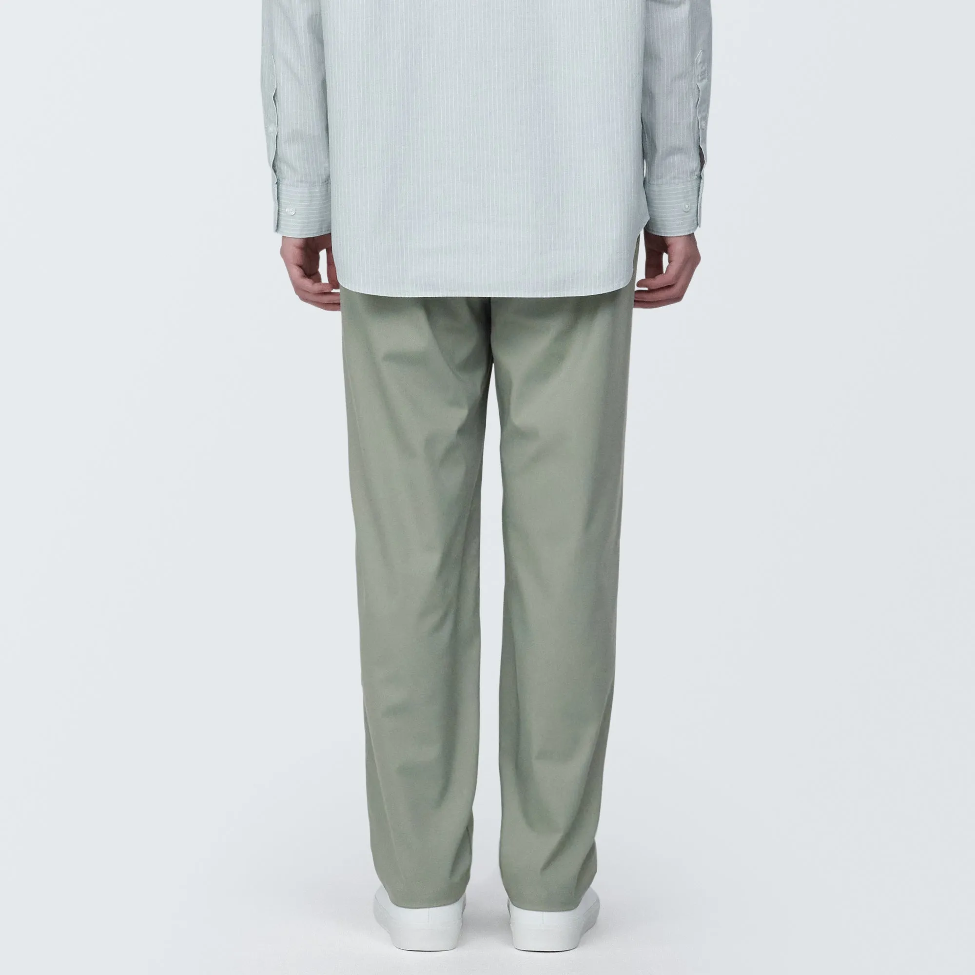 Men's Crease-Resistant Darted Wide Easy Pants