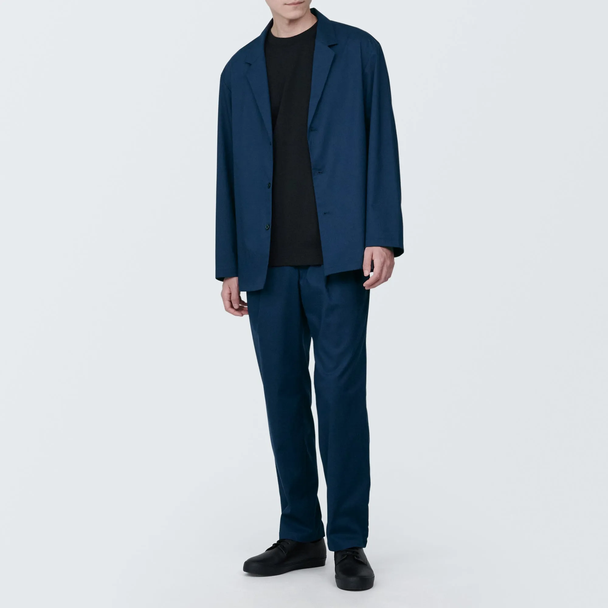 Men's Crease-Resistant Darted Wide Easy Pants