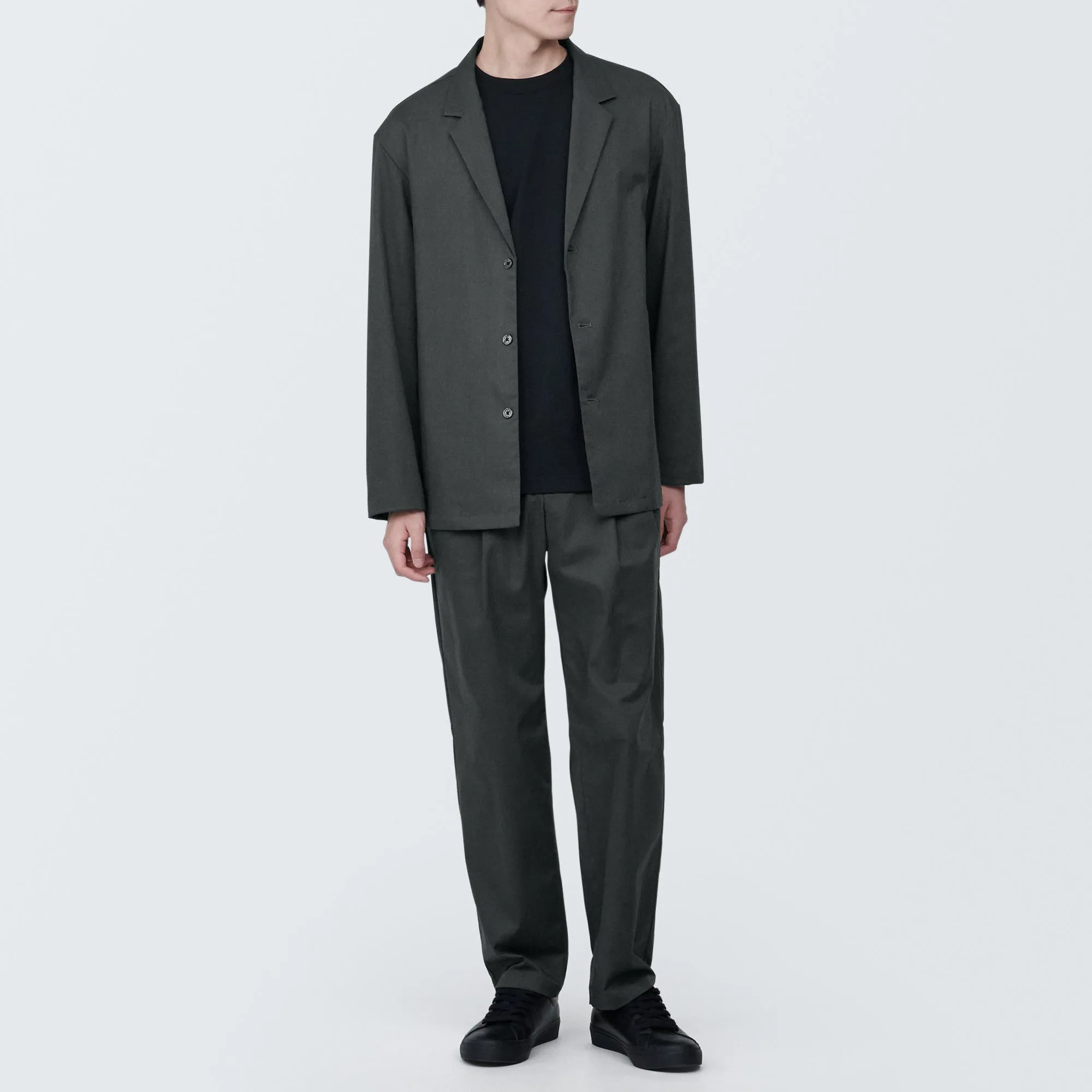 Men's Crease-Resistant Darted Wide Easy Pants