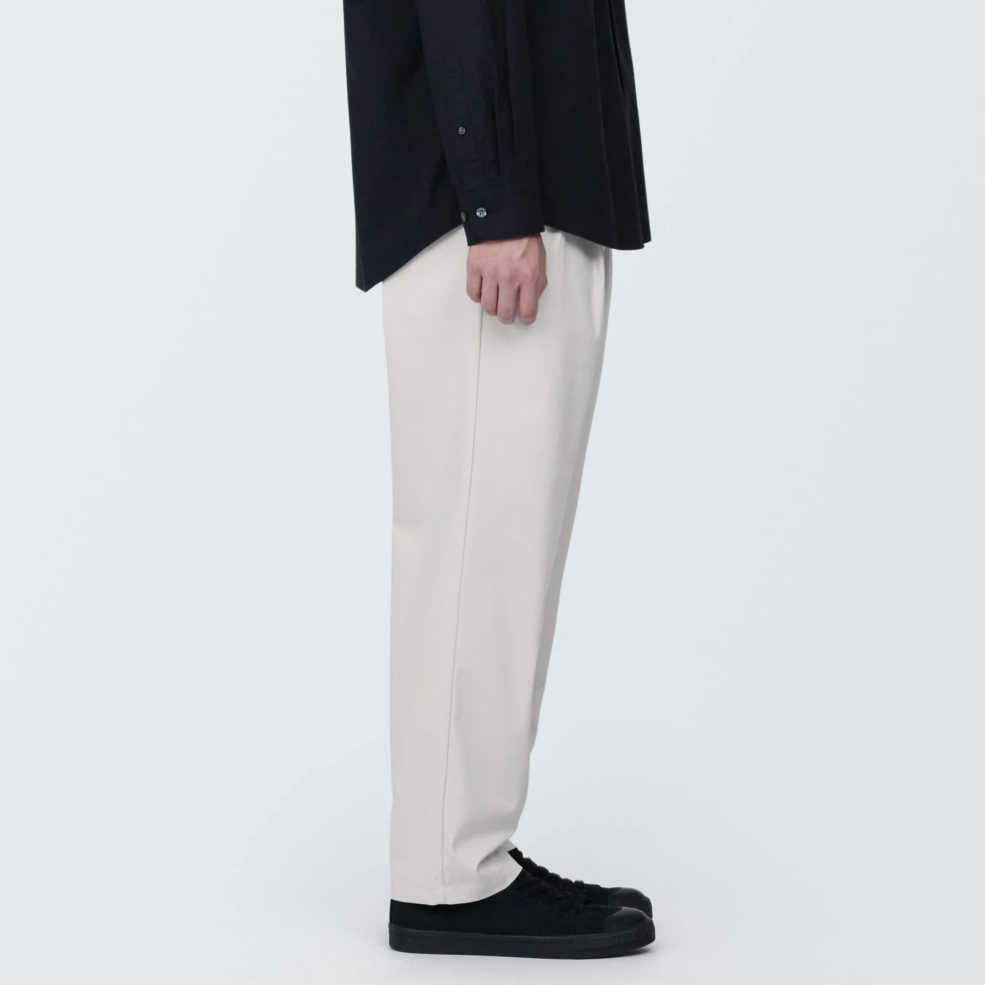 Men's Crease-Resistant Darted Wide Easy Pants