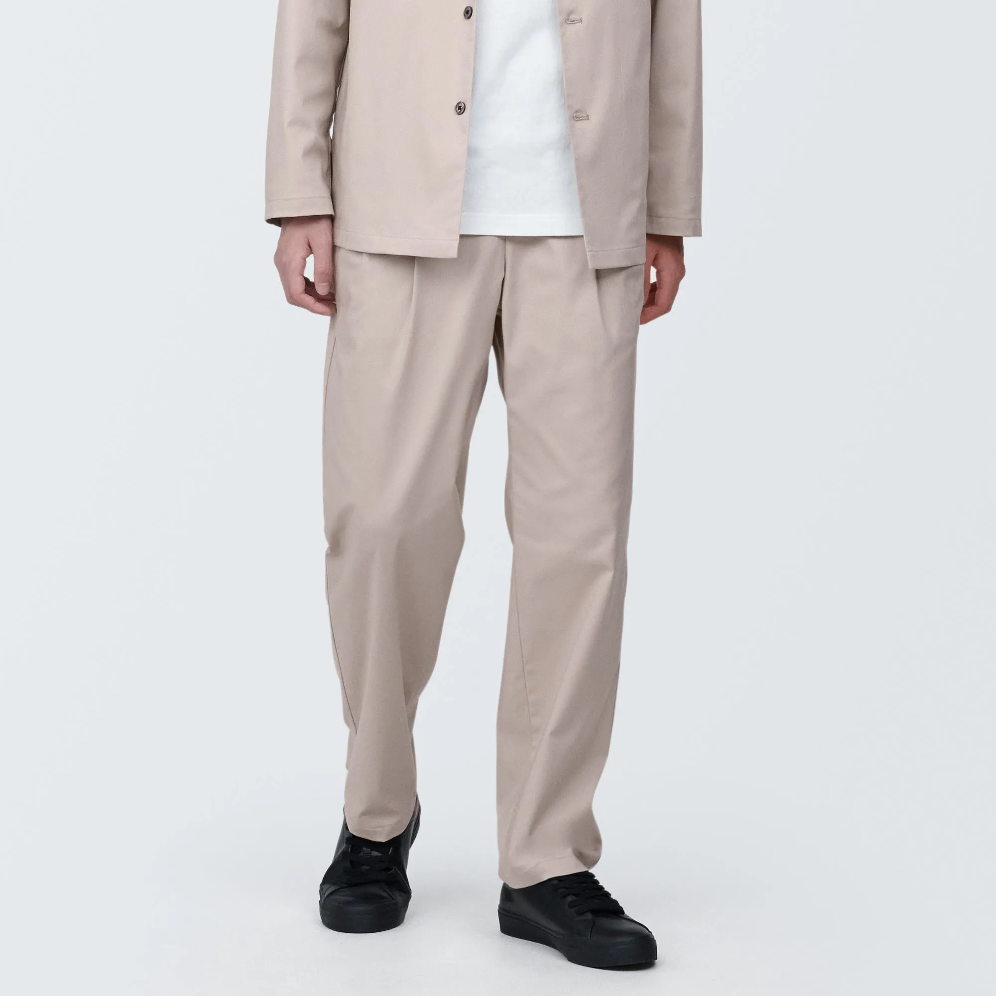 Men's Crease-Resistant Darted Wide Easy Pants