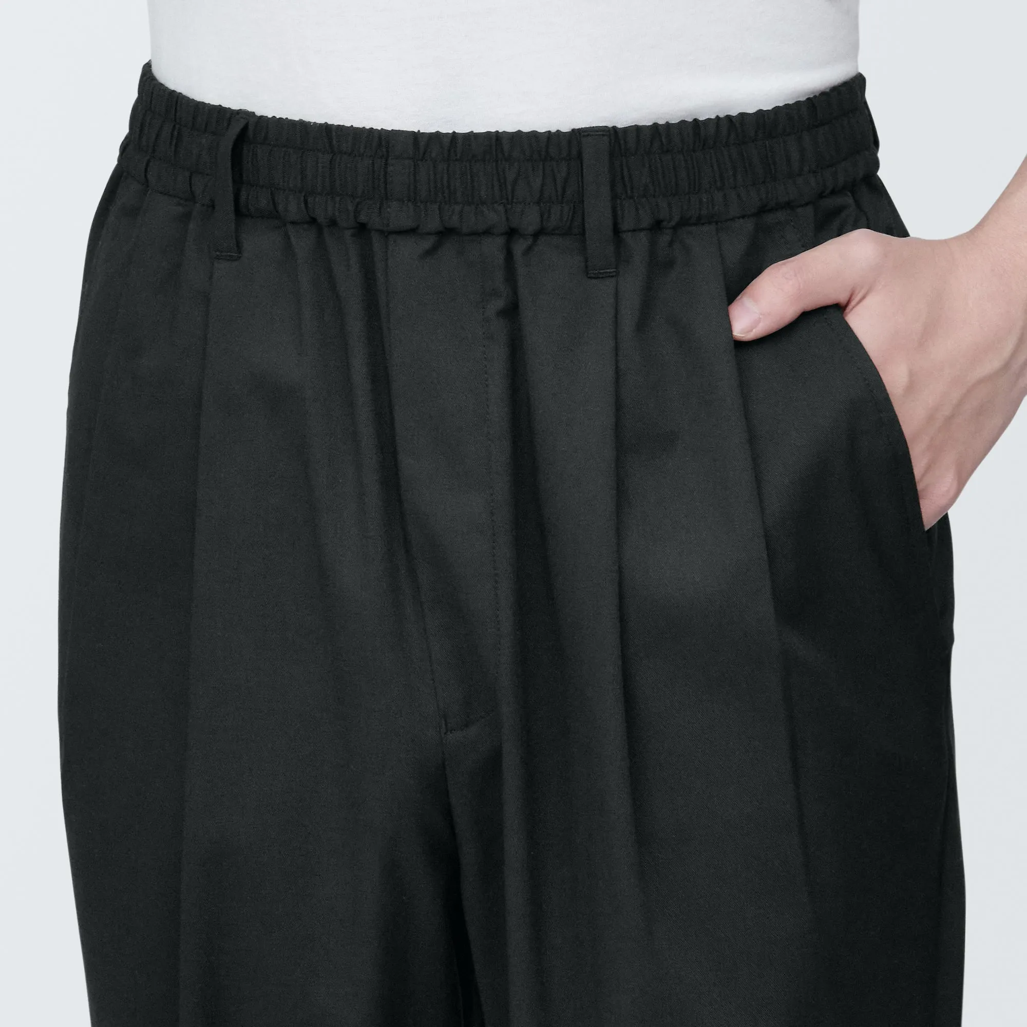 Men's Crease-Resistant Darted Wide Easy Pants