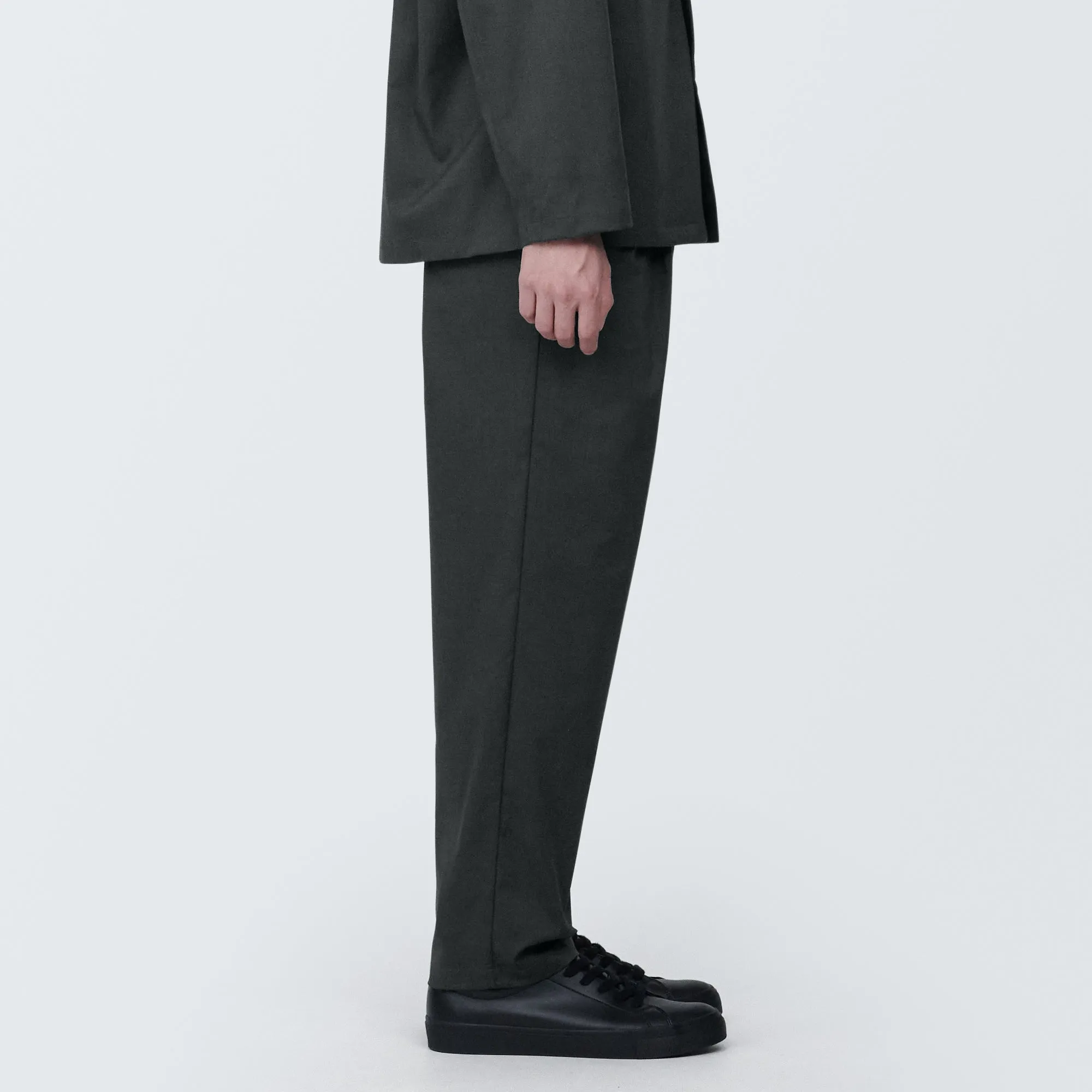Men's Crease-Resistant Darted Wide Easy Pants