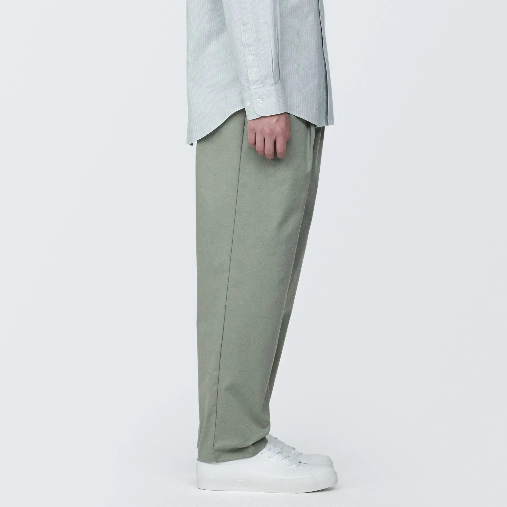 Men's Crease-Resistant Darted Wide Easy Pants