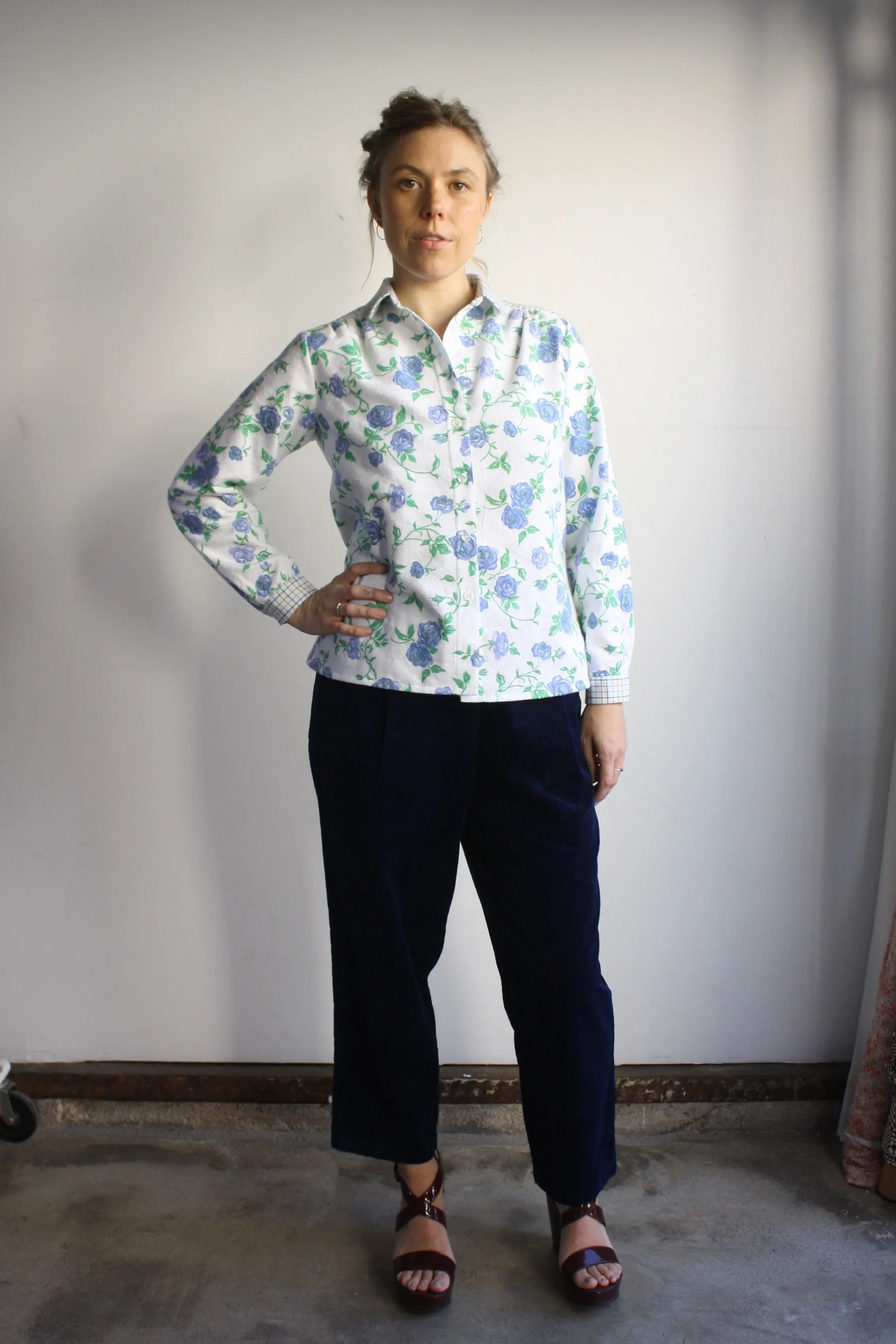 Nina Flannel - Butter Rose