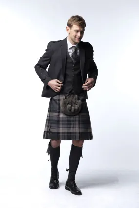 Oban Grey Tweed Kilt Outfit