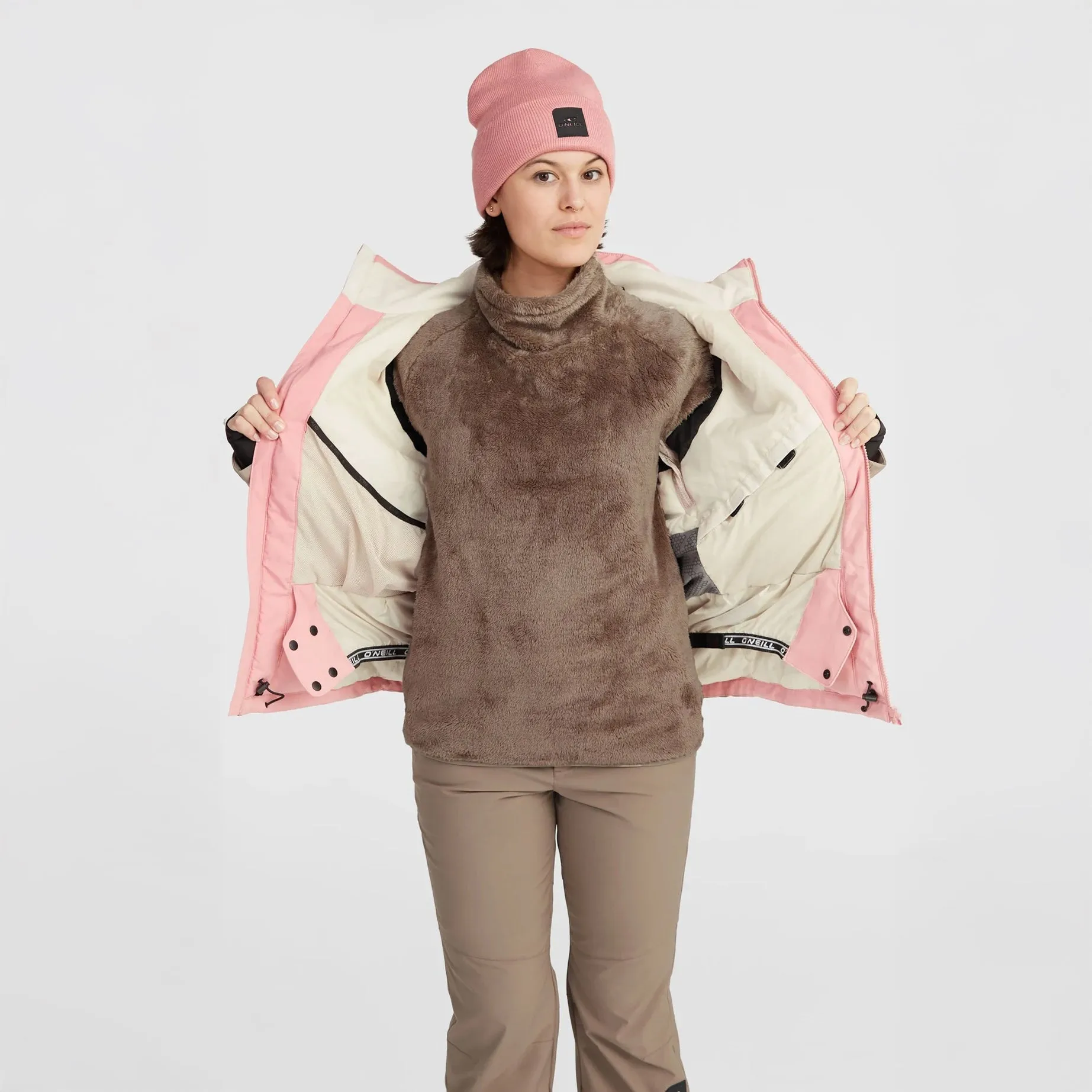 O'Neill CORAL SNOW JACKET GENUINE PINK