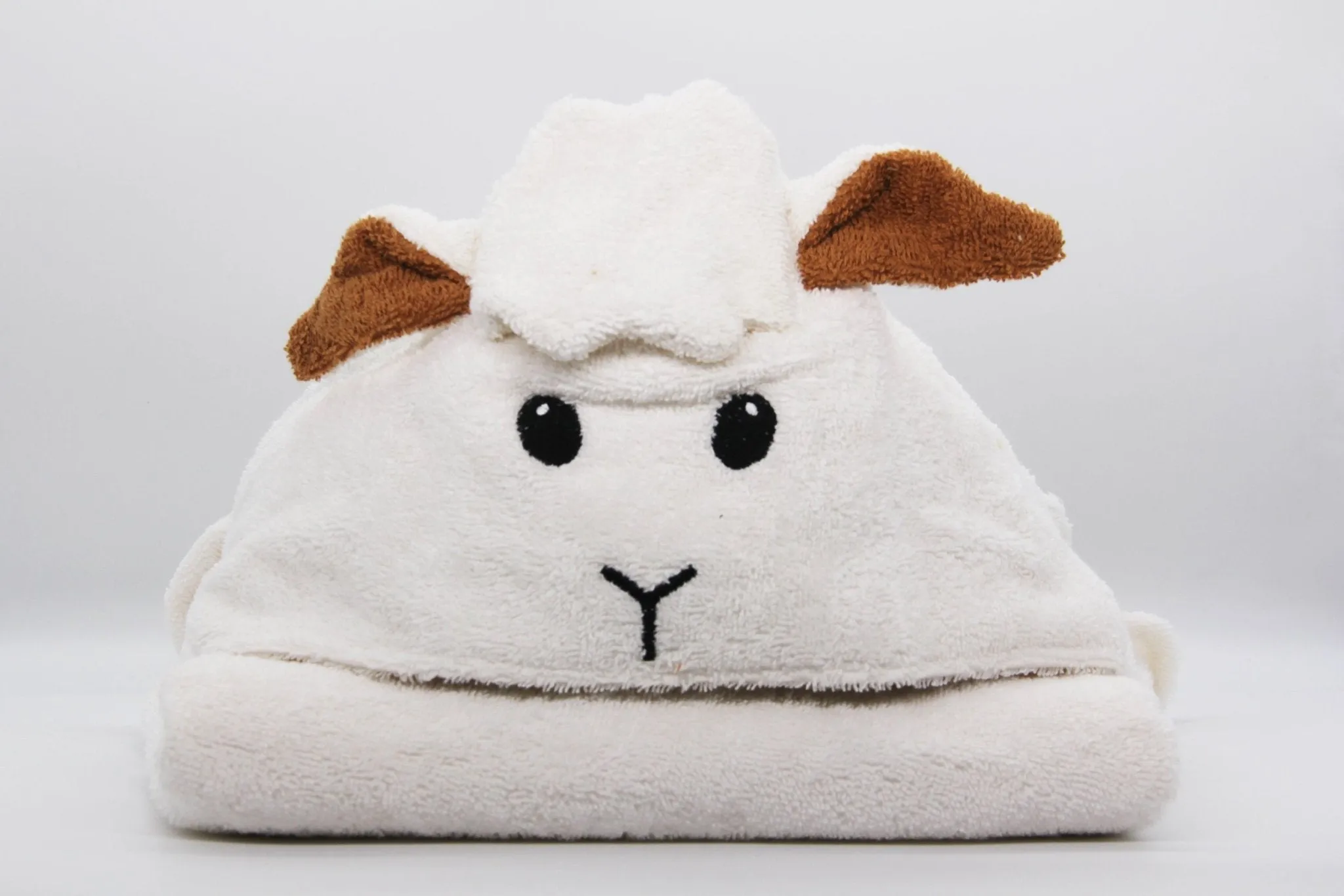 Organic Cotton Bath Poncho - Sheep