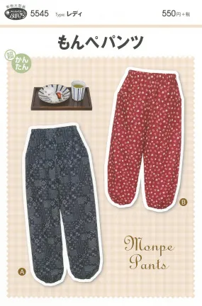 Pattern pattern pattern Monpo pants