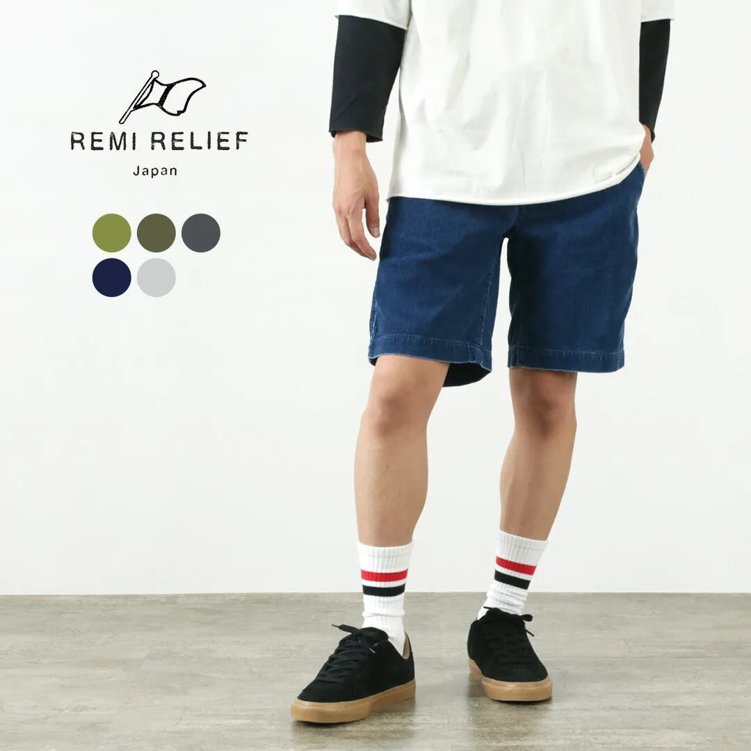 REMI RELIEF / Sulfured Corduroy Regular Shorts