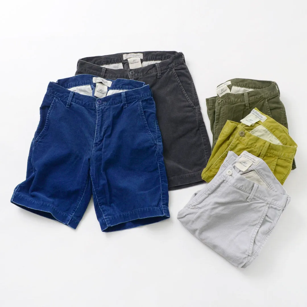 REMI RELIEF / Sulfured Corduroy Regular Shorts