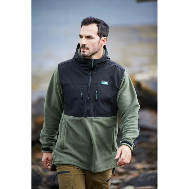 Ridgeline Bandit Bush Mens Hybrid Smock - Field Olive
