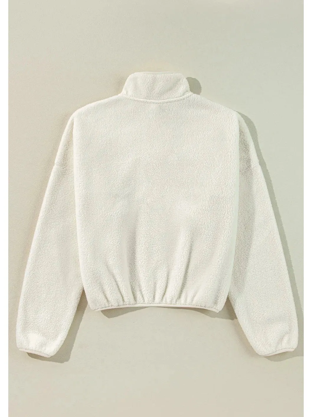 Sherpa Half Snap Long Sleeve Jacket