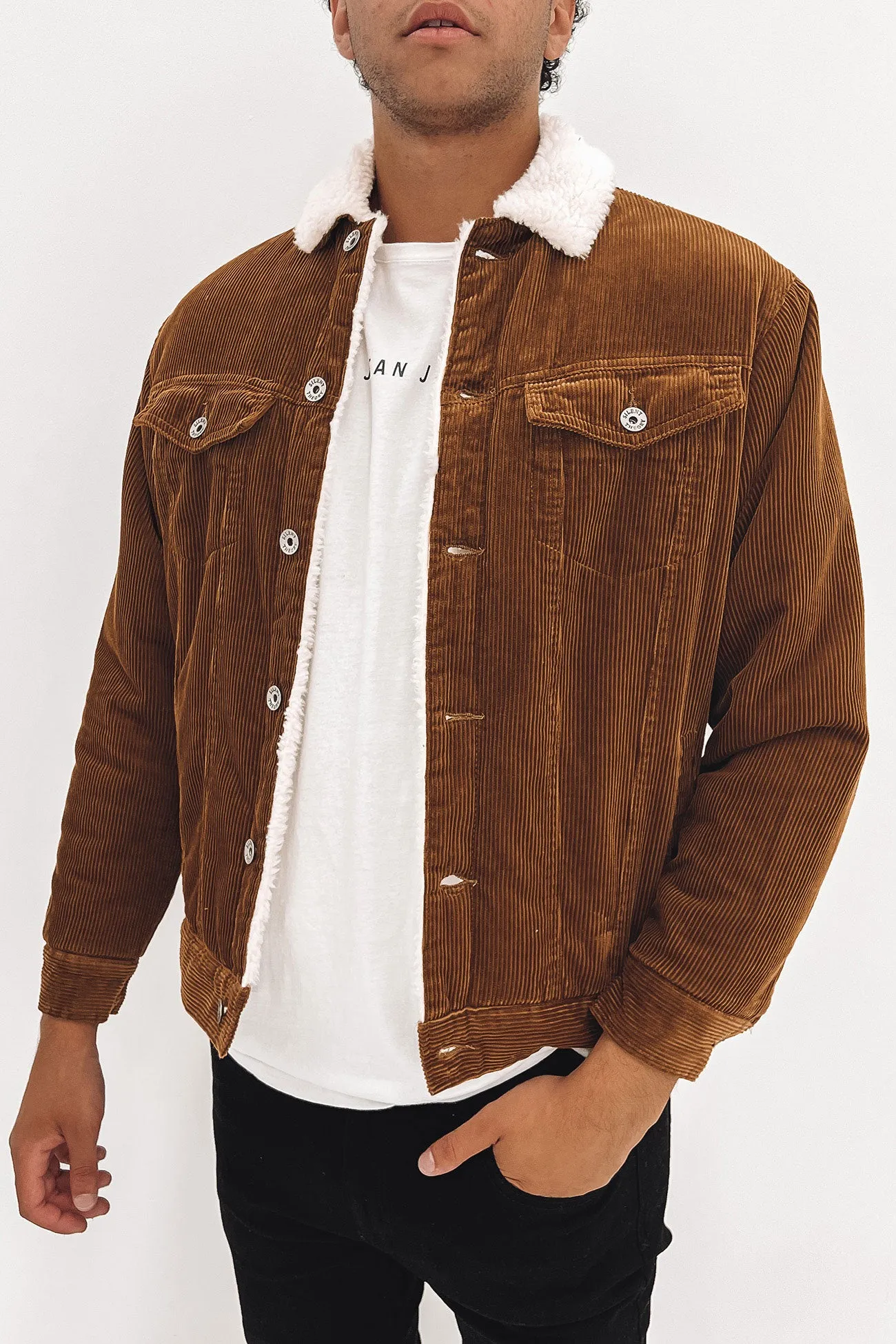 Shook Cord Jacket Tan