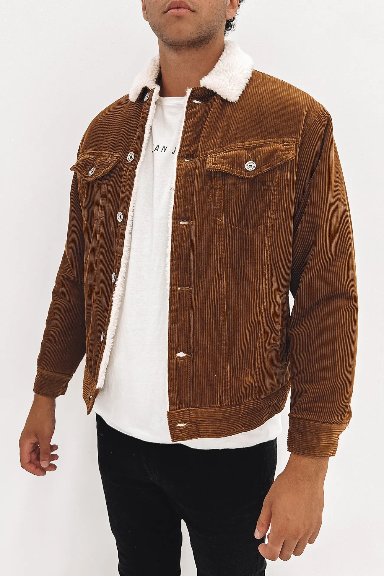 Shook Cord Jacket Tan